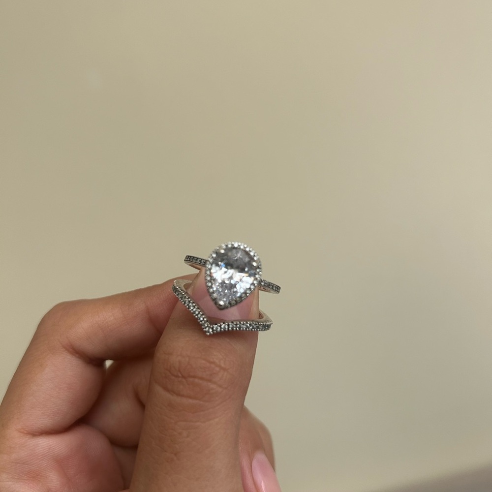 Pandora Ring Set Size 7